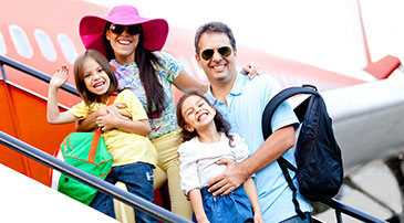 Family holiday travel